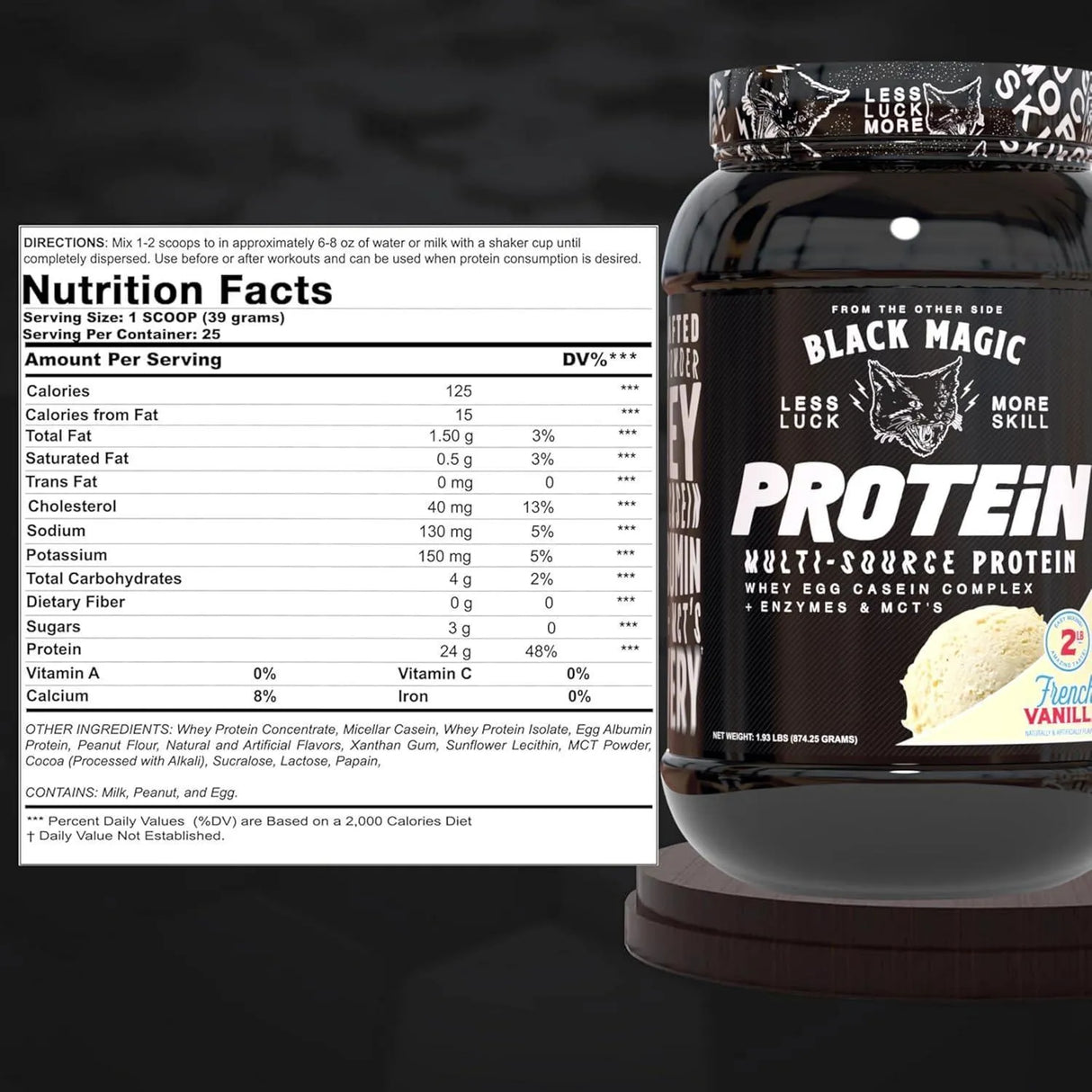 BLACK MAGIC - Black Magic Multi-Source Protein Powder French Vanilla 874Gr. - The Red Vitamin MX - Suplementos Alimenticios - {{ shop.shopifyCountryName }}