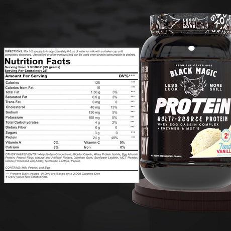 BLACK MAGIC - Black Magic Multi-Source Protein Powder French Vanilla 874Gr. - The Red Vitamin MX - Suplementos Alimenticios - {{ shop.shopifyCountryName }}