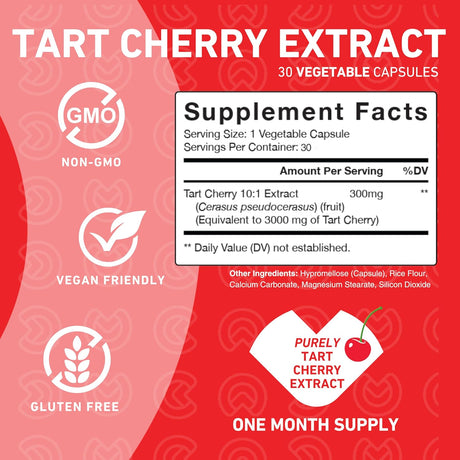 PUREFINITY Tart Cherry 3000Mg. 30 Capsulas