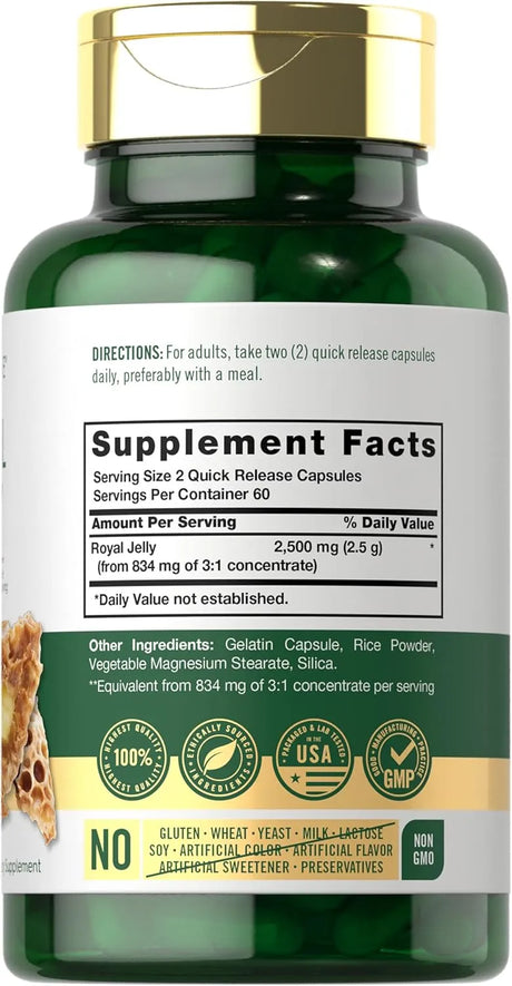 CARLYLE - Carlyle Royal Jelly 2500Mg. 120 Capsulas - The Red Vitamin MX - Suplementos Alimenticios - {{ shop.shopifyCountryName }}