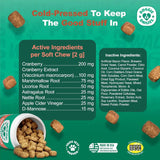 DOGGIE DAILIES - Doggie Dailies Cranberry Supplement for Dogs Bacon Flavored 225 Masticables - The Red Vitamin MX - Salud De Tracto Urinario Para Perros - {{ shop.shopifyCountryName }}