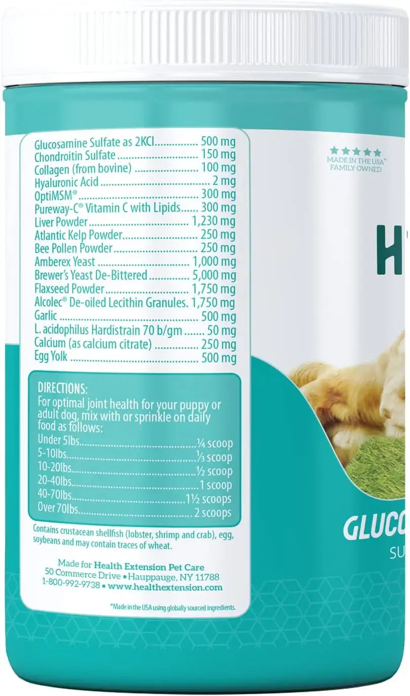 HEALTH EXTENSION - Health Extension Joint & Hip Supplement 453Gr. - The Red Vitamin MX - Cuidado De Cadera Y Articulaciones Para Perros - {{ shop.shopifyCountryName }}