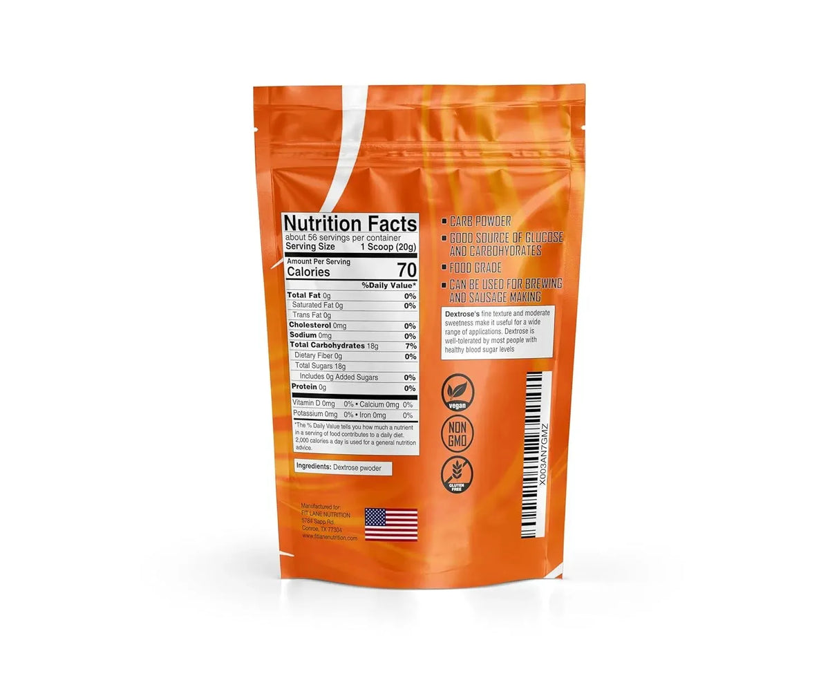 FIT LANE NUTRITION - Fit Lane Nutrition Bulk Dextrose Powder 2.5 Lbs. - The Red Vitamin MX - Suplementos Alimenticios - {{ shop.shopifyCountryName }}