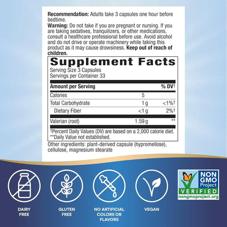 NATURE'S WAY - Nature's Way Valerian Root 100 Capsulas - The Red Vitamin MX - Suplementos Alimenticios - {{ shop.shopifyCountryName }}