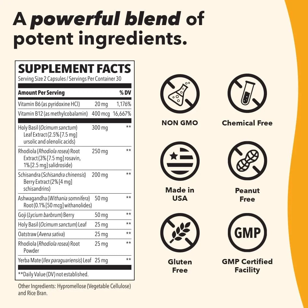 LIFE SEASONS - LifeSeasons Adrenal-T Adrenal Fatigue Support 60 Capsulas - The Red Vitamin MX - Suplementos Alimenticios - {{ shop.shopifyCountryName }}