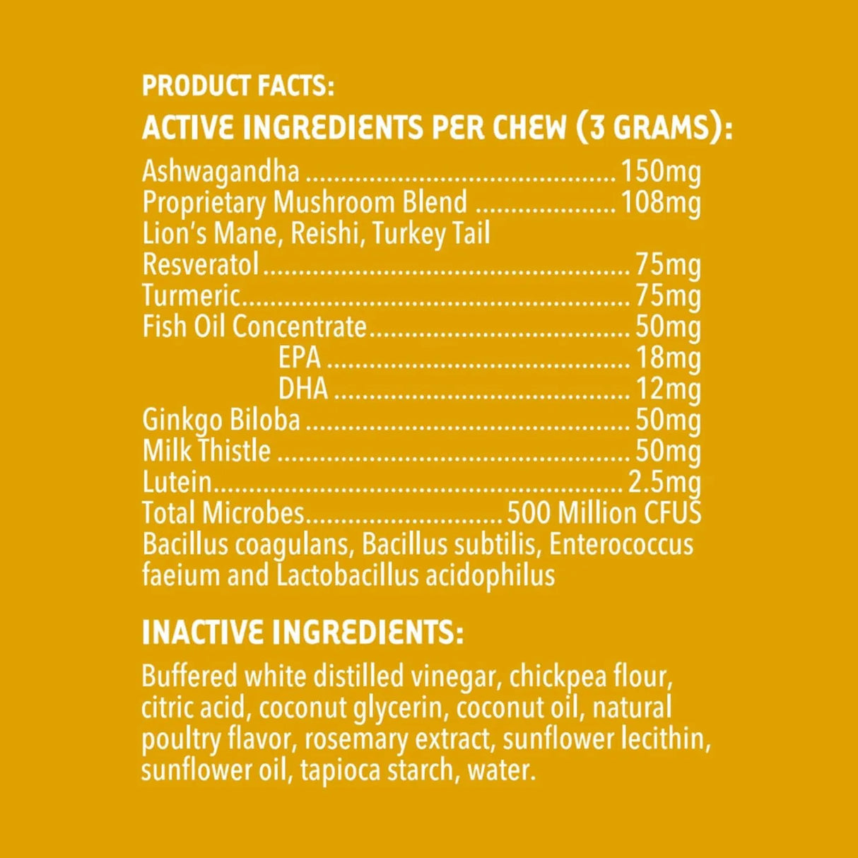 IHEARTDOGS - iHeartDogs Senior Super 7 Daily Dog Multivitamin 60 Masticables - The Red Vitamin MX - Multivitamínicos Para Perros - {{ shop.shopifyCountryName }}