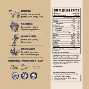 EARTH FED MUSCLE - Earth Fed Muscle Nocturnal Casein/Whey Protein Blend 908Gr. - The Red Vitamin MX - Suplementos Alimenticios - {{ shop.shopifyCountryName }}