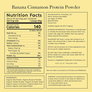 TRUVANI - Truvani Vegan Pea Protein Powder Banana Cinnamon 629Gr. - The Red Vitamin MX - Suplementos Alimenticios - {{ shop.shopifyCountryName }}