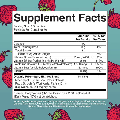 MARY RUTH ORGANICS - MaryRuth's Organic Menopause Gummies 60 Gomitas - The Red Vitamin MX - Suplementos Alimenticios - {{ shop.shopifyCountryName }}
