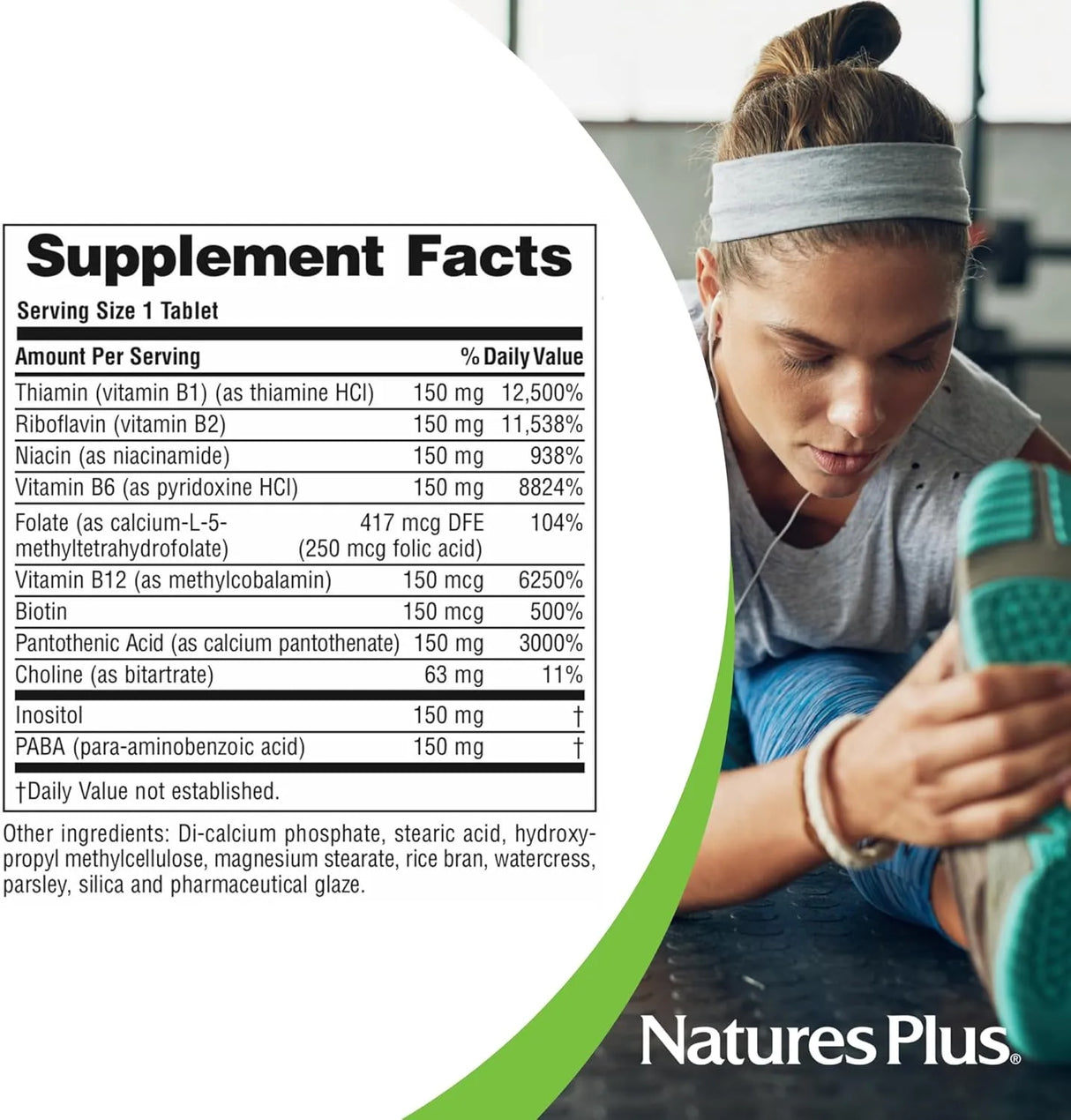 NATURES PLUS - Natures Plus Mega B-150 Complex 90 Tabletas - The Red Vitamin MX - Suplementos Alimenticios - {{ shop.shopifyCountryName }}