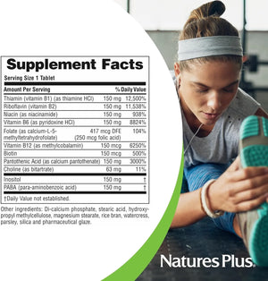 NATURES PLUS - Natures Plus Mega B-150 Complex 90 Tabletas - The Red Vitamin MX - Suplementos Alimenticios - {{ shop.shopifyCountryName }}