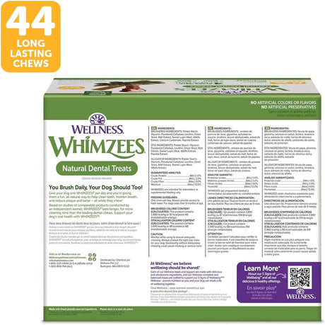 WELLNESS WHIMZEES - Wellness WHIMZEES Value Box Dog Dental Treats Medium Size Dogs 44 Piezas - The Red Vitamin MX - Cuidado Dental Para Perros - {{ shop.shopifyCountryName }}