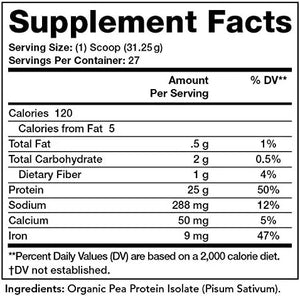 OLYMPIAN LABS - Olympian Labs Plant Based Pea Protein Powder Unflavored 843Gr. - The Red Vitamin MX - Suplementos Alimenticios - {{ shop.shopifyCountryName }}