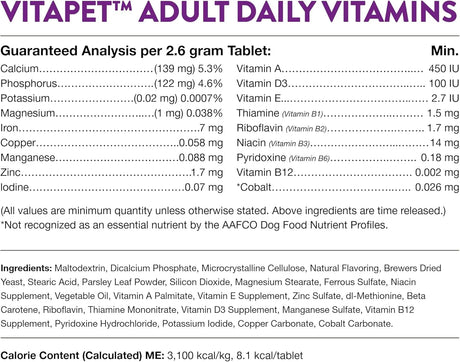 NATURVET - NaturVet VitaPet Adult Daily Vitamins for Dogs 60 Tabletas Masticables - The Red Vitamin MX - Multivitamínicos Para Perros - {{ shop.shopifyCountryName }}