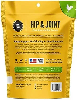 BIXBI - BIXBI Hip & Joint Support Chicken Jerky Dog Treats 141Gr. - The Red Vitamin MX - Cuidado De Cadera Y Articulaciones Para Perros - {{ shop.shopifyCountryName }}