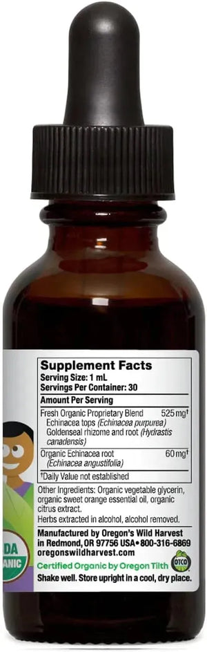 OREGON'S WILD HARVEST - Oregon's Wild Harvest Children's Echinacea Goldenseal 1 Fl.Oz. - The Red Vitamin MX - Suplementos Alimenticios - {{ shop.shopifyCountryName }}