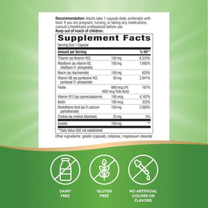 NATURE'S WAY - Nature's Way B-100 Complex 100 Capsulas - The Red Vitamin MX - Suplementos Alimenticios - {{ shop.shopifyCountryName }}