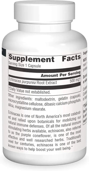 SOURCE NATURALS - Source Naturals Echinacea Root 500Mg. 100 Capsulas - The Red Vitamin MX - Suplementos Alimenticios - {{ shop.shopifyCountryName }}