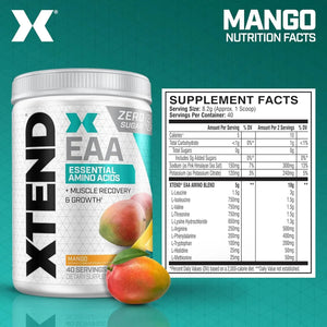 XTEND - XTEND EAA + BCAA Powder Mango 40 Servicios 340Gr. - The Red Vitamin MX - Suplementos Alimenticios - {{ shop.shopifyCountryName }}