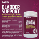 PET MD - Pet MD Bladder Support Plus Cranberry for Dogs 60 Masticables - The Red Vitamin MX - Salud De Tracto Urinario Para Perros - {{ shop.shopifyCountryName }}