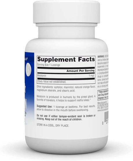 SOURCE NATURALS - Source Naturals Melatonin 1Mg. 100 Tabletas - The Red Vitamin MX - Suplementos Alimenticios - {{ shop.shopifyCountryName }}