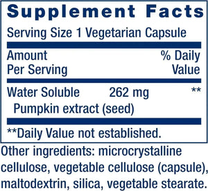 LIFE EXTENSION - Life Extension Water-Soluble Pumpkin Seed Extract 60 Capsulas - The Red Vitamin MX - Suplementos Alimenticios - {{ shop.shopifyCountryName }}