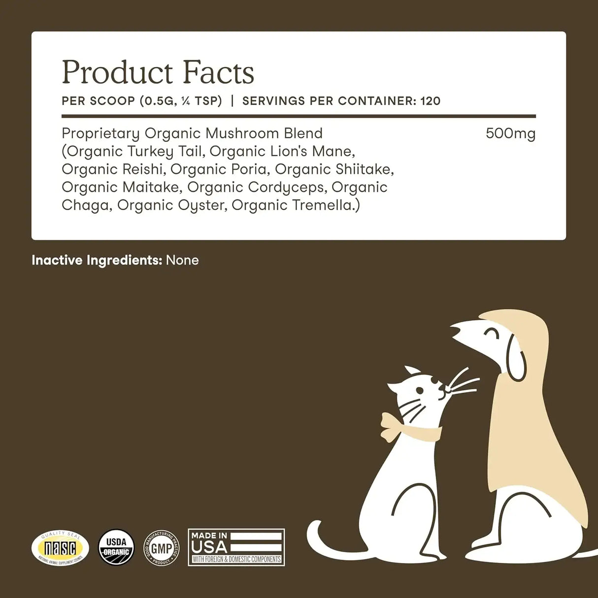 FERA PETS - Fera Pet Organics Turkey Tail Mushroom Supplement for Dogs 120 Servicios 60Gr. - The Red Vitamin MX - Suplementos Herbales Para Perros - {{ shop.shopifyCountryName }}