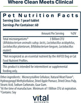 VITAL NUTRIENTS - Vital Nutrients Pro Pets Probiotics for Dogs and Cats 60 Tabletas - The Red Vitamin MX - Probióticos Para Perros - {{ shop.shopifyCountryName }}