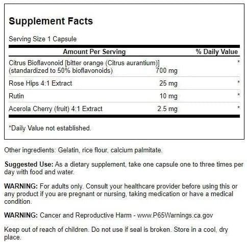 SWANSON - Swanson Full Spectrum Citrus Bioflavonoid Complex 250 Capsulas - The Red Vitamin MX - Suplementos Alimenticios - {{ shop.shopifyCountryName }}