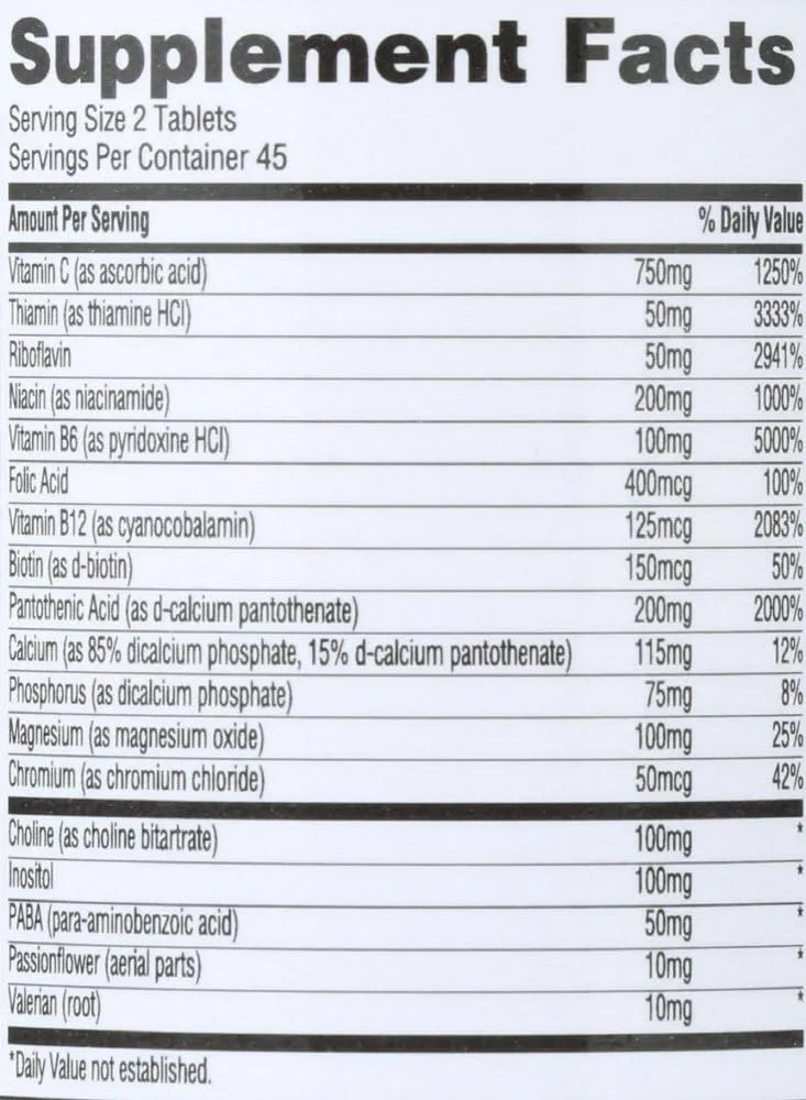 365 - 365 Everyday Value High Potency B-Complex 90 Tabletas - The Red Vitamin MX - Suplementos Alimenticios - {{ shop.shopifyCountryName }}