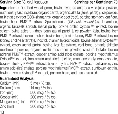 STANDARD PROCESS - Standard Process Inc. Canine Whole Body Support 100Gr. - The Red Vitamin MX - Multivitamínicos Para Perros - {{ shop.shopifyCountryName }}