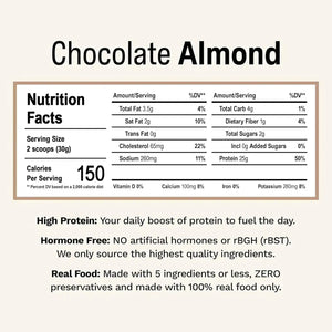 RISE - Rise Whey Protein Powder Grass Fed Chocolate Almond 1.1 Kg. - The Red Vitamin MX - Suplementos Alimenticios - {{ shop.shopifyCountryName }}
