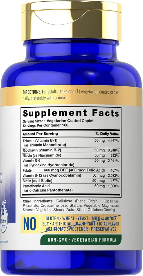 CARLYLE - Carlyle Vitamin B50 Complex 180 Tabletas - The Red Vitamin MX - Suplementos Alimenticios - {{ shop.shopifyCountryName }}