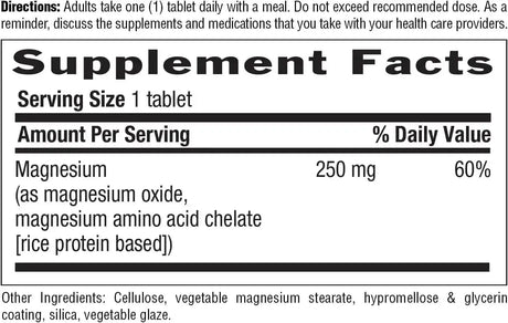 COUNTRY LIFE - Country Life Chelated Magnesium 250Mg. 180 Tabletas - The Red Vitamin MX - Suplementos Alimenticios - {{ shop.shopifyCountryName }}