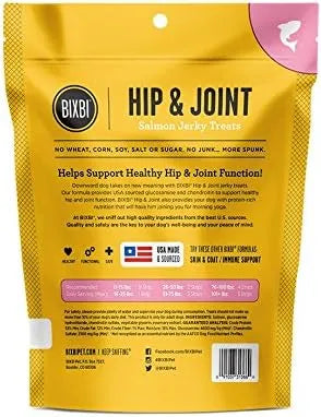 BIXBI - BIXBI Hip & Joint Support Salmon Jerky Dog Treats 113Gr. - The Red Vitamin MX - Cuidado De Cadera Y Articulaciones Para Perros - {{ shop.shopifyCountryName }}