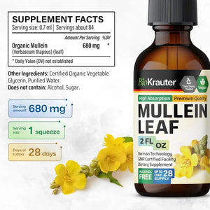 BIOKRAUTER - BIO KRAUTER Mullein Drops for Lungs 2 Fl.Oz. - The Red Vitamin MX - Suplementos Alimenticios - {{ shop.shopifyCountryName }}