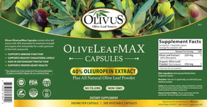 OLIVUS - Olivus OliveLeafMAX Olive Leaf Extract 500Mg. 300 Capsulas - The Red Vitamin MX - Suplementos Alimenticios - {{ shop.shopifyCountryName }}