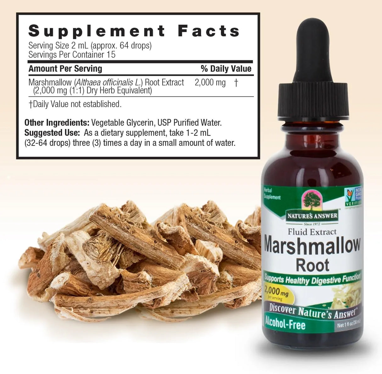 NATURE´S ANSWER - Nature's Answer Alcohol-Free Marshmallow Root Extract 1 Fl.Oz. - The Red Vitamin MX - Suplementos Alimenticios - {{ shop.shopifyCountryName }}