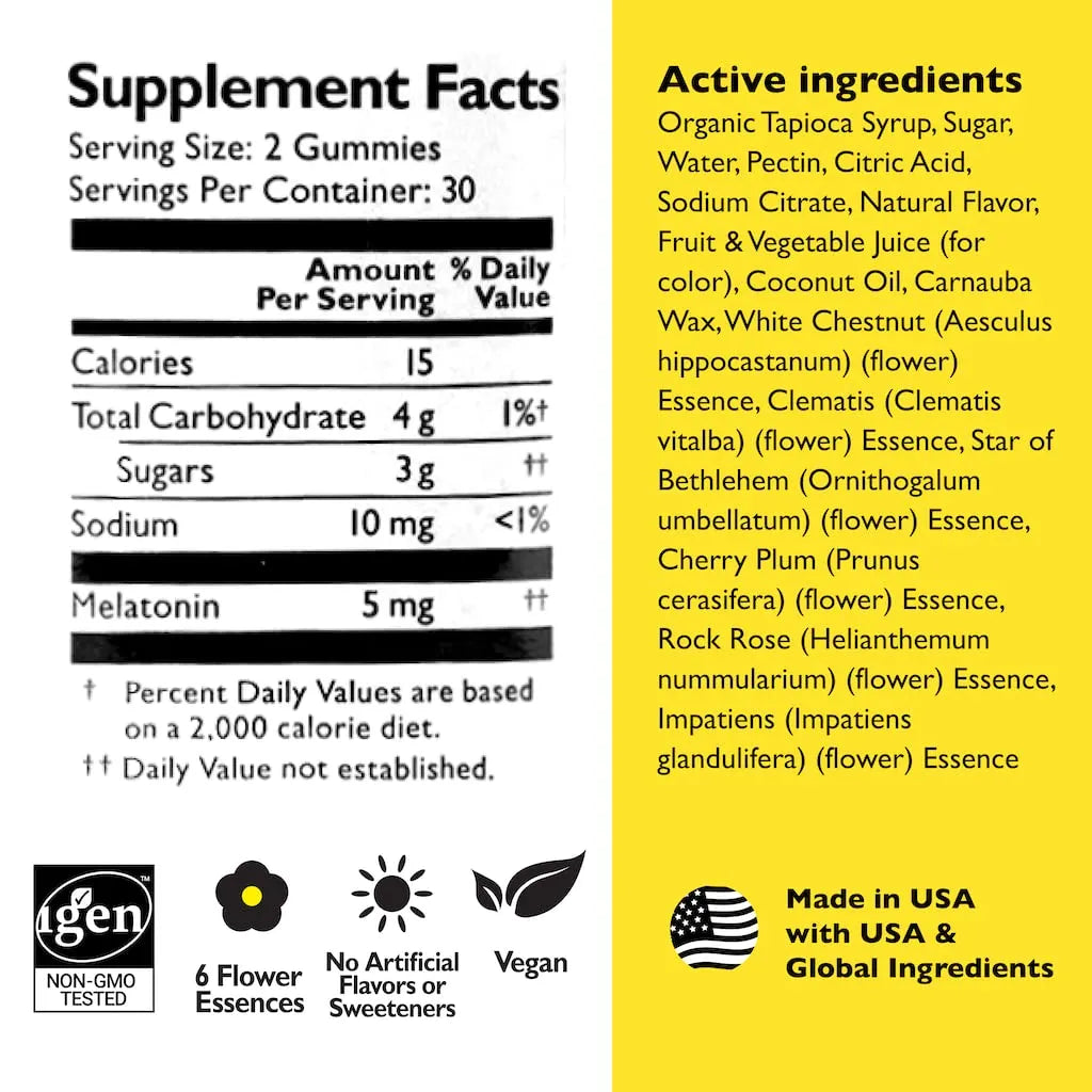 BACH RESCUE - Bach RESCUE PLUS Melatonin Sleep Gummies 5Mg. 60 Gomitas - The Red Vitamin MX - Suplementos Alimenticios - {{ shop.shopifyCountryName }}