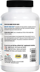 NUTRI-VET - Nutri-Vet Multi-Vite Chewables for Adult Dogs 120 Masticables - The Red Vitamin MX - Multivitamínicos Para Perros - {{ shop.shopifyCountryName }}