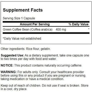 SWANSON - Swanson Full Spectrum Green Coffee Bean 400Mg. 60 Capsulas - The Red Vitamin MX - Suplementos Alimenticios - {{ shop.shopifyCountryName }}