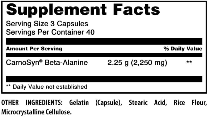 AMAZING FORMULAS - Amazing Formulas Beta Alanine 2250Mg. 120 Capsulas - The Red Vitamin MX - Suplementos Alimenticios - {{ shop.shopifyCountryName }}