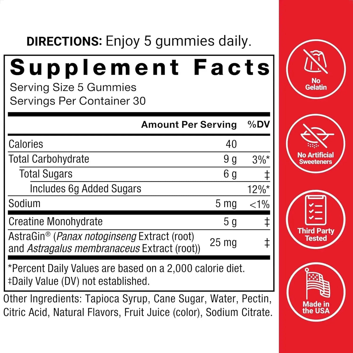 FORCE FACTOR - Force Factor Creatine Gummies 150 Gomitas - The Red Vitamin MX - Suplementos Alimenticios - {{ shop.shopifyCountryName }}