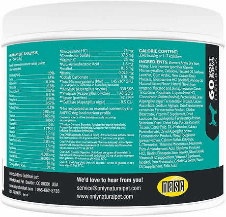 ONLY NATURAL PET - Only Natural Pet Ultimate Daily Vitamins 60 Masticables - The Red Vitamin MX - Multivitamínicos Para Perros - {{ shop.shopifyCountryName }}