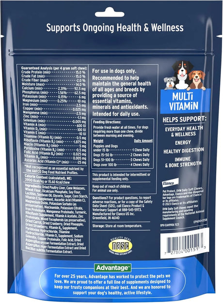 PET PROTECT - Pet Protect from The Makers of Advantage Vet-Formulated Daily Multivitamin for Dogs 120 Masticables - The Red Vitamin MX - Multivitamínicos Para Perros - {{ shop.shopifyCountryName }}