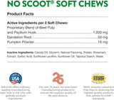 NaturVet No Scoot for Dogs 120 Masticables