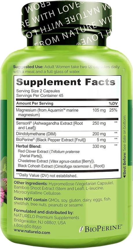 NATURELO - NATURELO Menopause Support 90 Capsulas - The Red Vitamin MX - Suplementos Alimenticios - {{ shop.shopifyCountryName }}