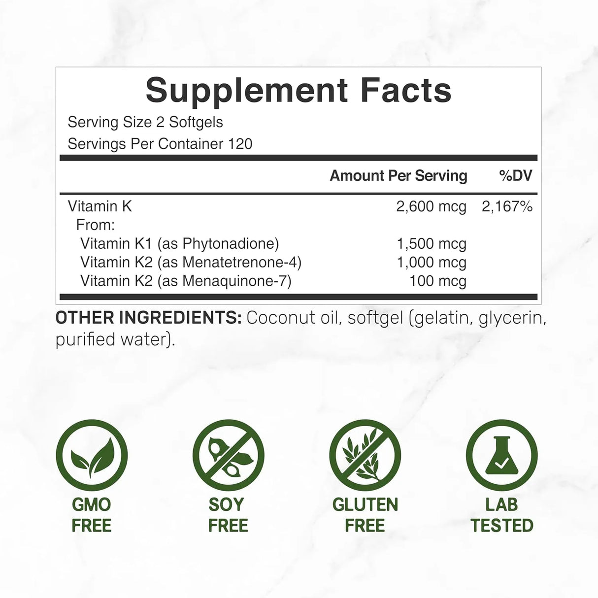 DEAL SUPPLEMENT - DEAL SUPPLEMENT Premium Vitamin K Complete 240 Capsulas - The Red Vitamin MX - Suplementos Alimenticios - {{ shop.shopifyCountryName }}
