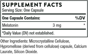 THORNE RESEARCH - THORNE Melaton-3 3Mg. 60 Capsulas - The Red Vitamin MX - Suplementos Alimenticios - {{ shop.shopifyCountryName }}