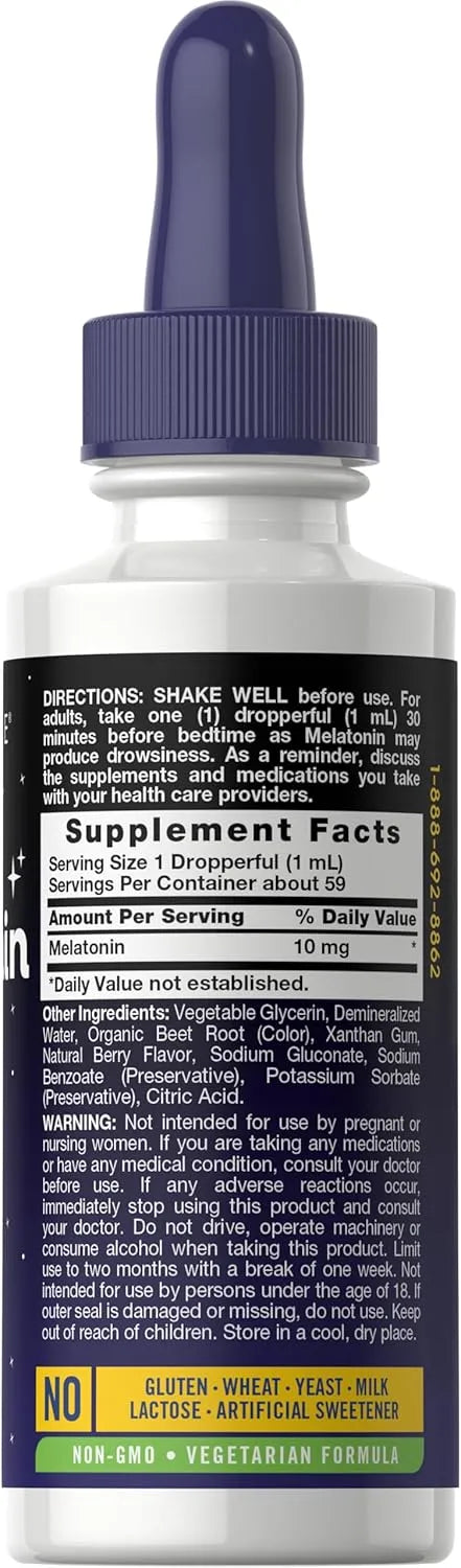 CARLYLE - Carlyle Melatonin Drops 10Mg. 2 Fl.Oz. - The Red Vitamin MX - Suplementos Alimenticios - {{ shop.shopifyCountryName }}